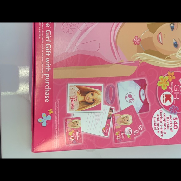 Barbie Girl Kmart Gift with Purchase T Shirt Bracelet Hobo Purse 2009 - Picture 10 of 10